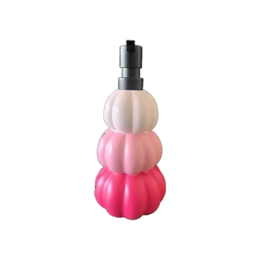 New Pink Halloween Stacked Pumpkins Soap Dispenser Decor Bathroom Kitchen